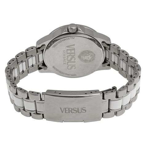 versus versace two tone white dial tokyo watch|VERSUS BY VERSACE AL13SBQ801A991 Tokyo White Dial .